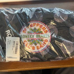 NEW Beatles SGT Peppers Lonely Hearts Club Black Bum Bag Fanny Pack Sling NWT